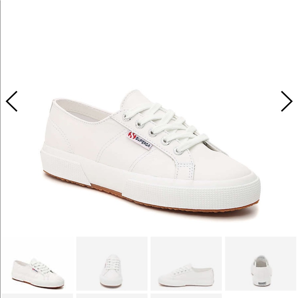 Superga 2750 White LEATHER SNEAKER